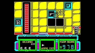 Скриншот 1 к игре Future Knight (CPC/Spectrum)