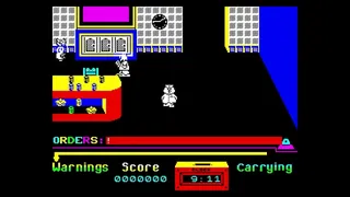 Скриншот 1 к игре Grumpy Gumphrey: Supersleuth (CPC/Spectrum)