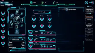 Скриншот 1 к игре Idle Cyber Dungeon