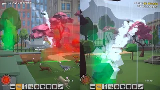 Скриншот 3 к игре Cat Herders: Couch Coop Cat Corralling!