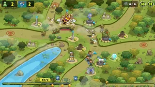 Скриншот 1 к игре Luna & Monsters Tower Defense -The deprived magical kingdom-