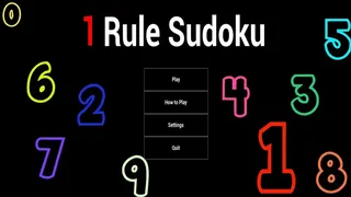 Скриншот 1 к игре 1 Rule Sudoku