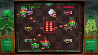 Скриншот 4 к игре Digital Eclipse Arcade: Invasion of the Buffet Snatchers