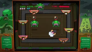 Скриншот 5 к игре Digital Eclipse Arcade: Invasion of the Buffet Snatchers