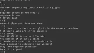 Скриншот 1 к игре Glyph Guesser
