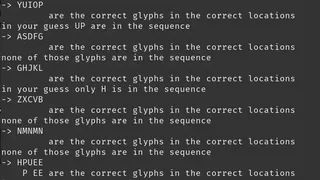 Скриншот 2 к игре Glyph Guesser