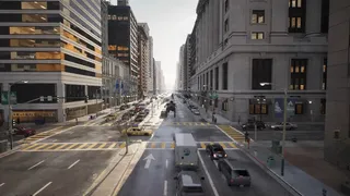 Скриншот 1 к игре The City: Superhero Flying Experience