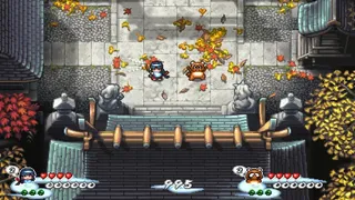 Скриншот 1 к игре Pocky & Rocky Reshrined
