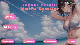 Скриншот 1 к игре Senpai Puzzle: Waifu Summer