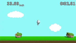 Скриншот 1 к игре рисковать жизнью, чтобы вернуть свой обед -Игра в жанре экшн Ньянзо-