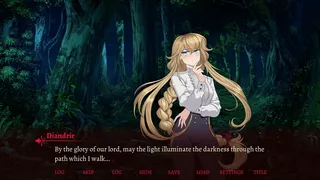 Скриншот 1 к игре Crimson Song - Yuri Visual Novel