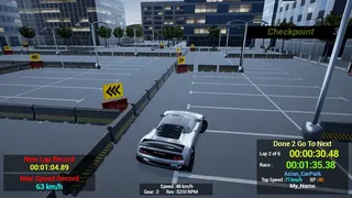 Скриншот 3 к игре 1980s & 90s Style - Retro Track Car Racer