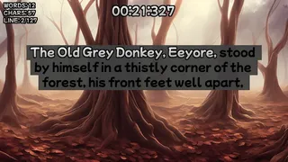 Скриншот 2 к игре Winnie-the-Pooh's book writing speedrunner