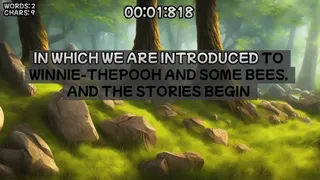 Скриншот 5 к игре Winnie-the-Pooh's book writing speedrunner