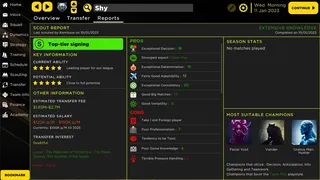 Скриншот 4 к игре MOBA Esport Manager 25