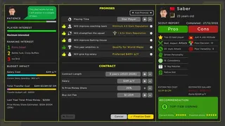 Скриншот 5 к игре MOBA Esport Manager 25