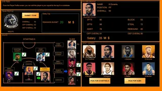 Скриншот 1 к игре NFBL-NATIONAL FANTASY BASKETBALL LEAGUE