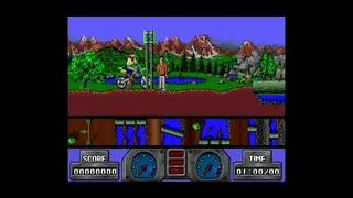 Скриншот 1 к игре Super Scramble Simulator (Amiga/C64/CPC/Spectrum)