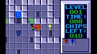 Скриншот 1 к игре Chip's Challenge (Amiga/C64/Lynx/Mega Drive/SNES/Spectrum)