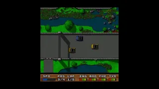 Скриншот 1 к игре Super Cars (Amiga/C64/CPC/Spectrum)