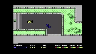 Скриншот 2 к игре Super Cars (Amiga/C64/CPC/Spectrum)