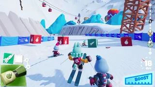 Скриншот 1 к игре Super-G Downhill Racing