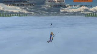 Скриншот 1 к игре Chasing rabbits in snow
