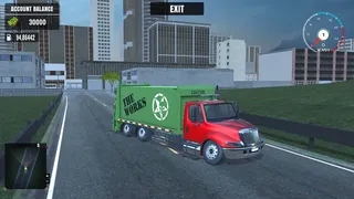 Скриншот 2 к игре Garbage Truck Driving Simulator