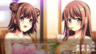 Скриншот 1 к игре 美人姉妹と入れ替わり生活 -Becoming Your Beautiful Cousin-