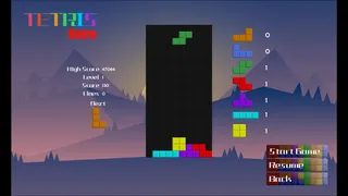 Скриншот 1 к игре Tetris-Retro