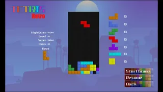 Скриншот 3 к игре Tetris-Retro