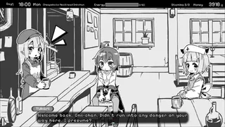 Скриншот 3 к игре Living With Sister: Monochrome Fantasy