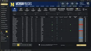 Скриншот 1 к игре Draft Day Sports: College Football 2024
