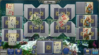 Скриншот 2 к игре Jewel Match Atlantis Solitaire 4 - Collector's Edition