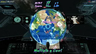 Скриншот 1 к игре Cosmic Cowabunnies