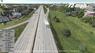 Скриншот 1 к игре EarthKart: Google Maps Driving Simulator