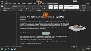 Скриншот 5 к игре Desktop Pet Project
