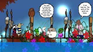 Скриншот 4 к игре Visual novel for the kids: Lumi And Baby - Hamster And Baby Dragon