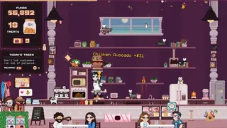 Скриншот 1 к игре Supurr Cat Cafe: Sandwich Rush