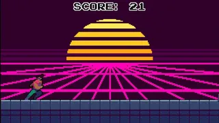 Скриншот 1 к игре Synthwave Runner