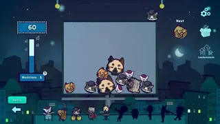 Скриншот 1 к игре Roofcats Band - Suika Style