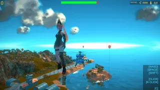 Скриншот 2 к игре Save Giant Girl from monsters