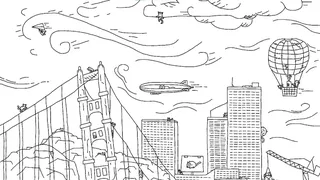 Скриншот 1 к игре Looking For Cats In a Badly Drawn City