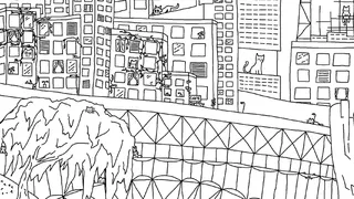 Скриншот 3 к игре Looking For Cats In a Badly Drawn City