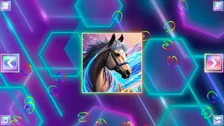 Скриншот 4 к игре Neon Fantasy: Horses