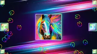 Скриншот 6 к игре Neon Fantasy: Horses