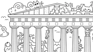 Скриншот 1 к игре 100 Cats Greece