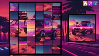 Скриншот 5 к игре OG Puzzlers: Synthwave Cars