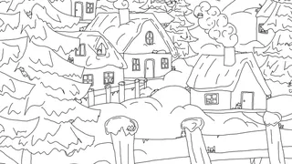 Скриншот 6 к игре Looking For Cats In a Badly Drawn Forest