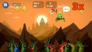 Скриншот 2 к игре Ninja Frogs